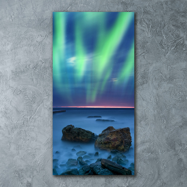 Bild auf Acrylglas vertikal Nordlicht