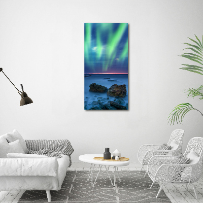 Bild auf Acrylglas vertikal Nordlicht