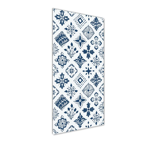 Plexiglasbilder vertikal Blumenmuster