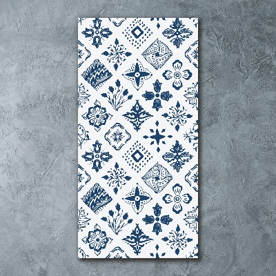 Plexiglasbilder vertikal Blumenmuster