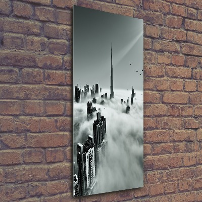 Bild auf Acrylglas vertikal Wolkenkratzer