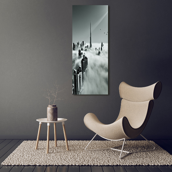 Bild auf Acrylglas vertikal Wolkenkratzer