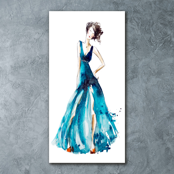 Bild auf Acrylglas vertikal Modeillustration