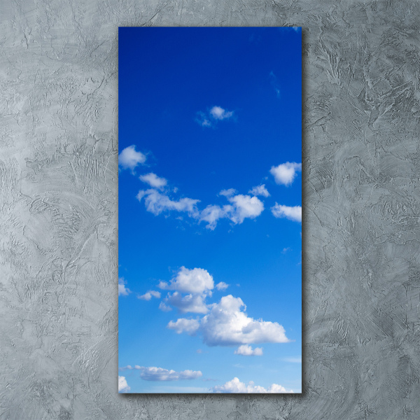 Plexiglasbilder vertikal Wolken am Himmel
