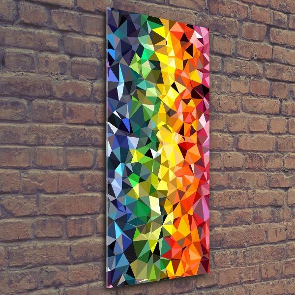 Plexiglasbilder vertikal Geometrischer Hintergrund