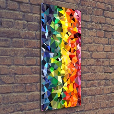 Plexiglasbilder vertikal Geometrischer Hintergrund