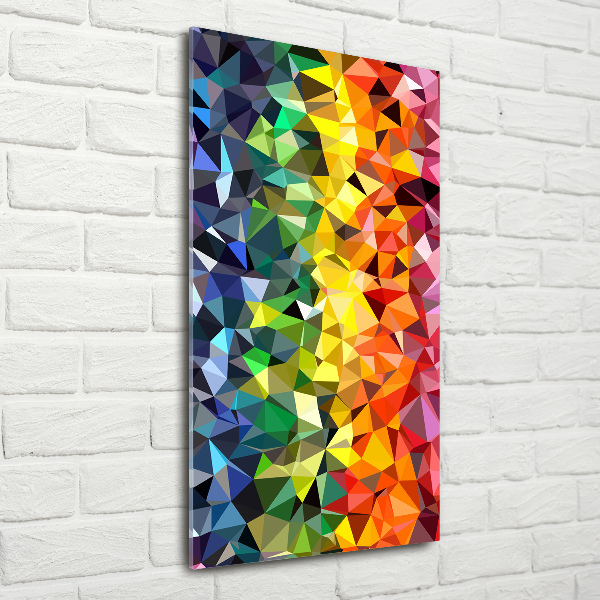 Plexiglasbilder vertikal Geometrischer Hintergrund