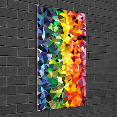 Plexiglasbilder vertikal Geometrischer Hintergrund