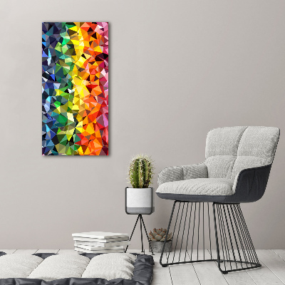 Plexiglasbilder vertikal Geometrischer Hintergrund