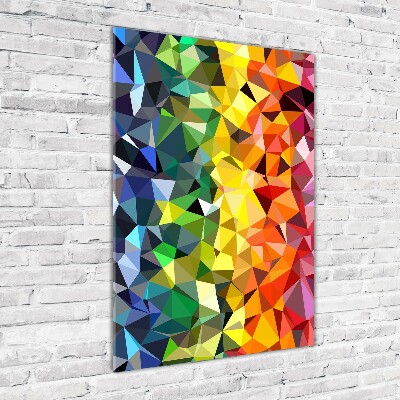 Plexiglasbilder vertikal Geometrischer Hintergrund