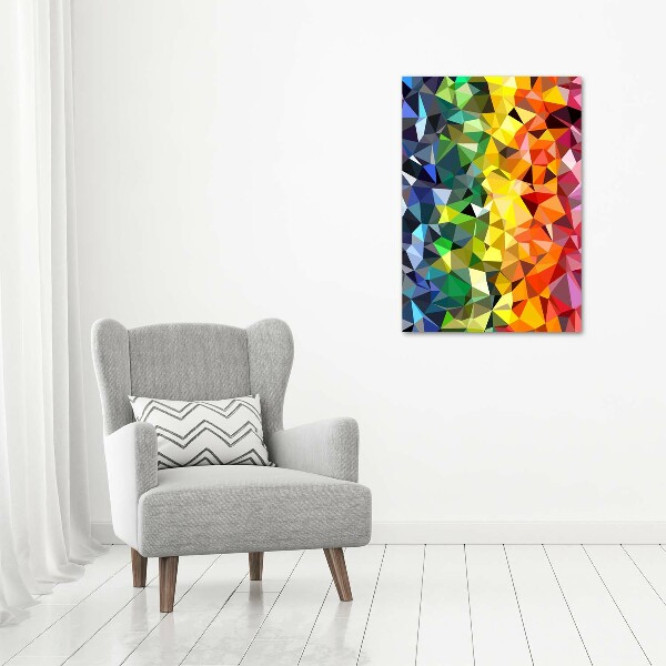 Plexiglasbilder vertikal Geometrischer Hintergrund