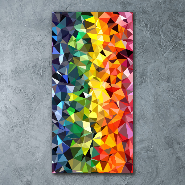 Plexiglasbilder vertikal Geometrischer Hintergrund