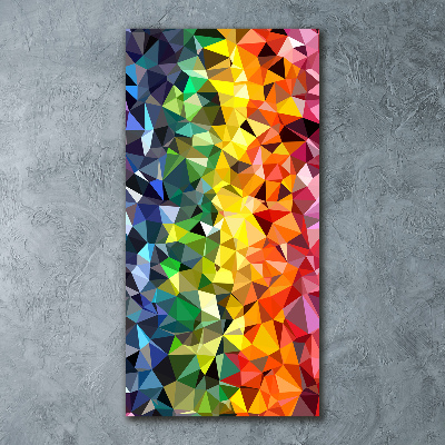 Plexiglasbilder vertikal Geometrischer Hintergrund