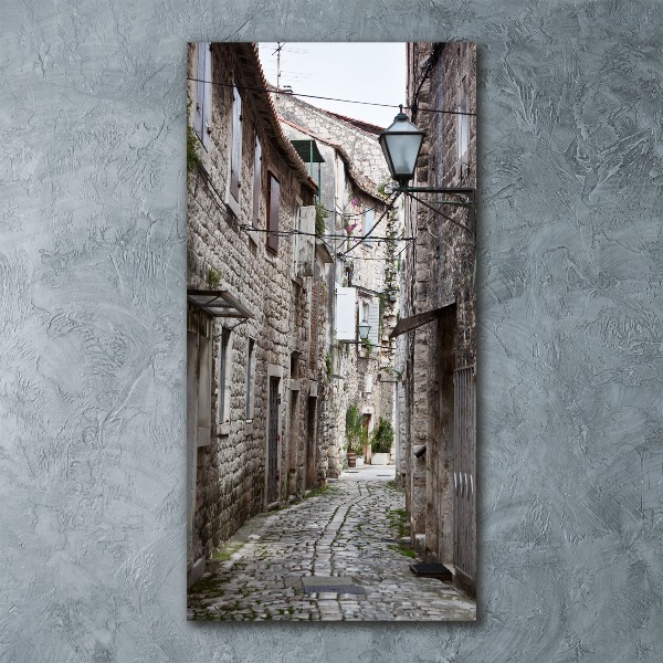 Bild auf Acrylglas vertikal Croatia Street