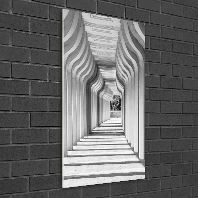 Plexiglasbilder vertikal Korridor