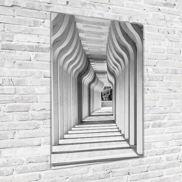 Plexiglasbilder vertikal Korridor