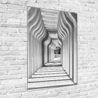 Plexiglasbilder vertikal Korridor