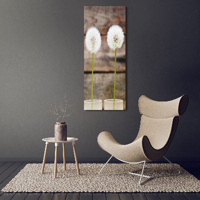 Plexiglasbilder vertikal Löwenzahn