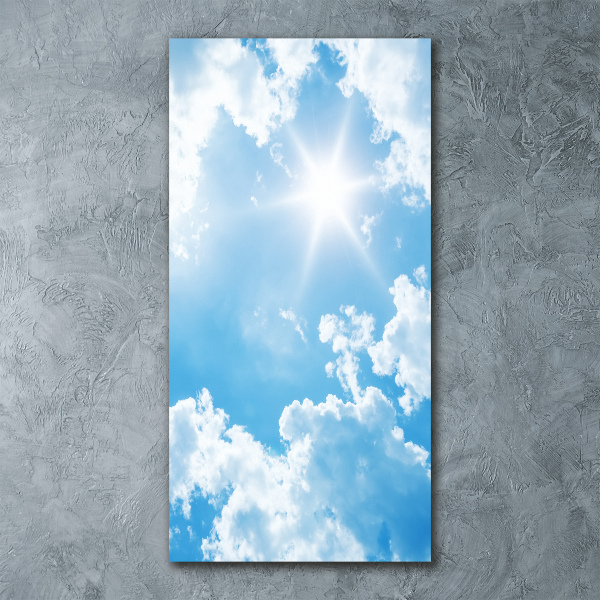 Plexiglasbilder vertikal Wolken am Himmel