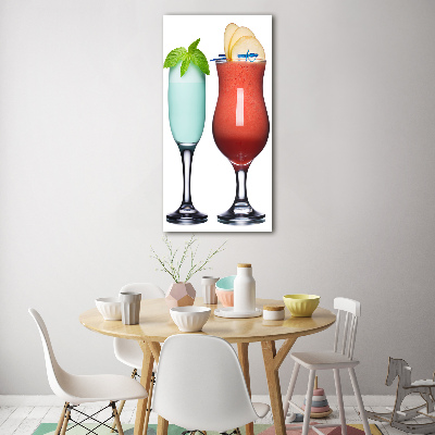 Bild auf Acrylglas vertikal Farbenfrohe Cocktails