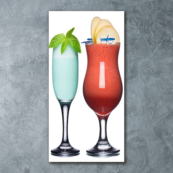 Bild auf Acrylglas vertikal Farbenfrohe Cocktails