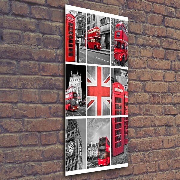 Modernes Acrylbild vertikal London College