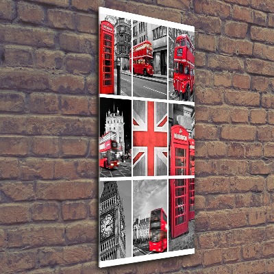 Modernes Acrylbild vertikal London College