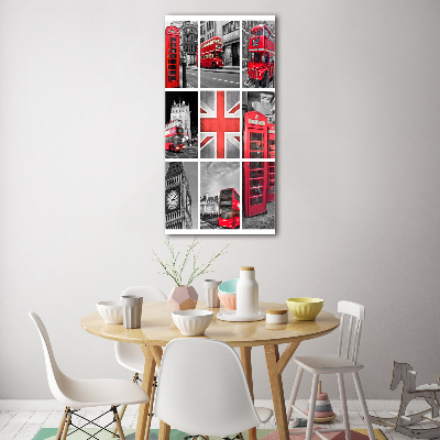 Modernes Acrylbild vertikal London College