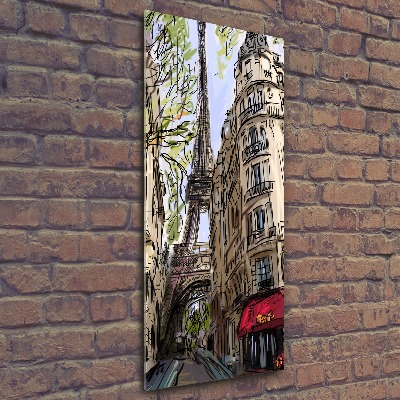 Bild auf Acrylglas vertikal Eiffelturm Paris