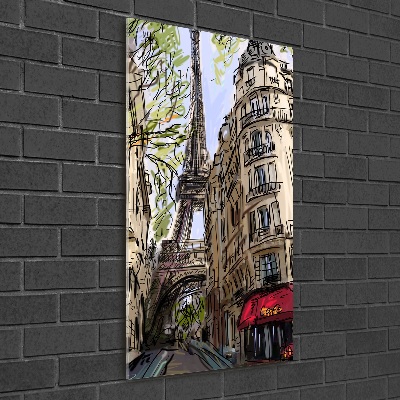 Bild auf Acrylglas vertikal Eiffelturm Paris