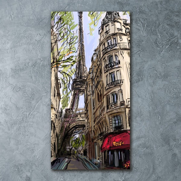 Bild auf Acrylglas vertikal Eiffelturm Paris