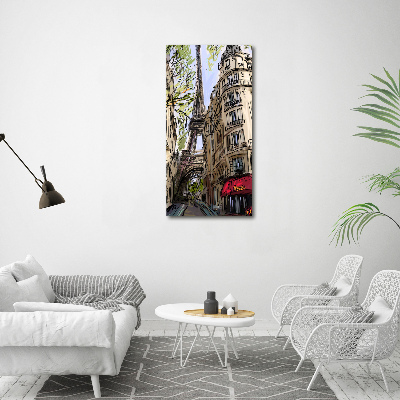 Bild auf Acrylglas vertikal Eiffelturm Paris