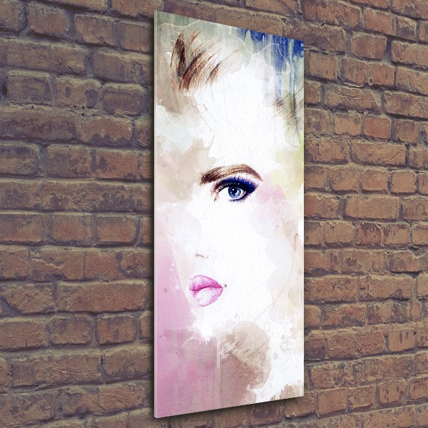 Bild auf Acrylglas vertikal Abstrakte Frau