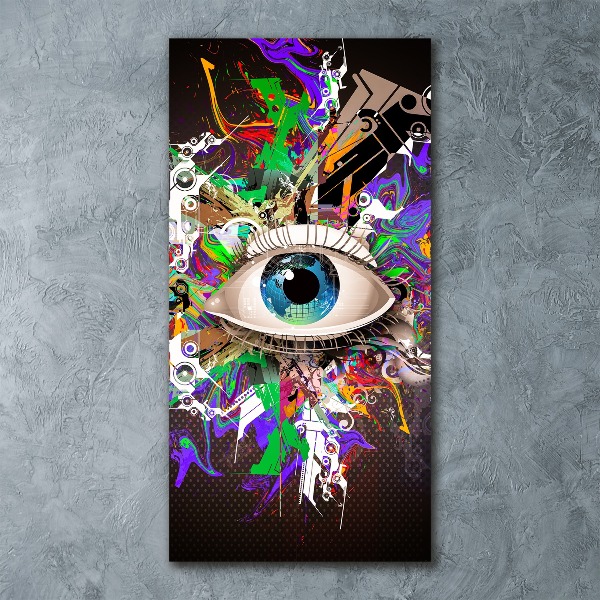 Plexiglasbilder vertikal Abstraktes Auge