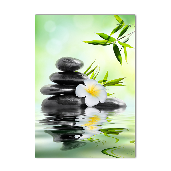 Bild auf Acrylglas vertikal Bambus