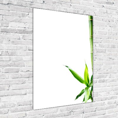 Modernes Acrylbild vertikal Bambus
