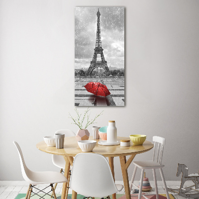 Bild auf Acrylglas vertikal Eiffelturm Paris