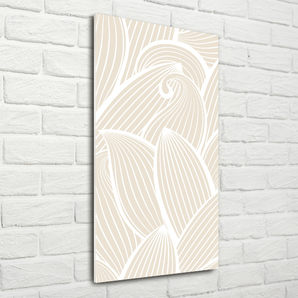 Plexiglasbilder vertikal Blütenblätter