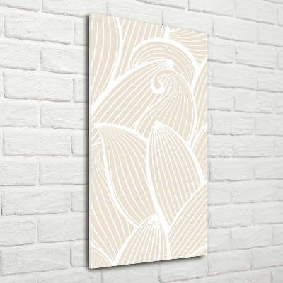 Plexiglasbilder vertikal Blütenblätter