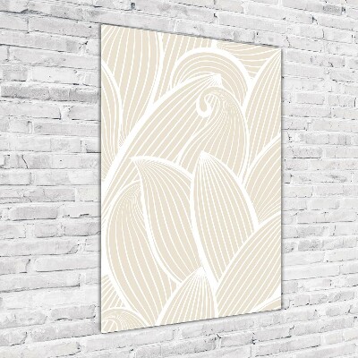 Plexiglasbilder vertikal Blütenblätter