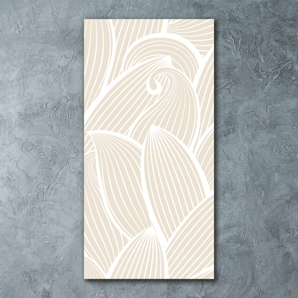 Plexiglasbilder vertikal Blütenblätter