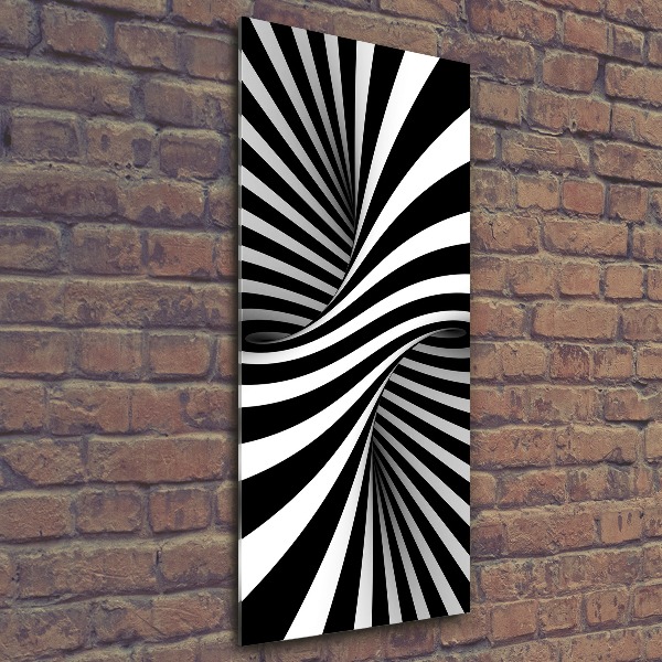 Bild auf Acrylglas vertikal Abstrakter Wirbel