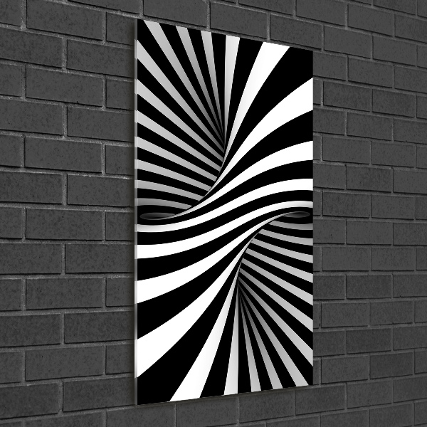 Bild auf Acrylglas vertikal Abstrakter Wirbel