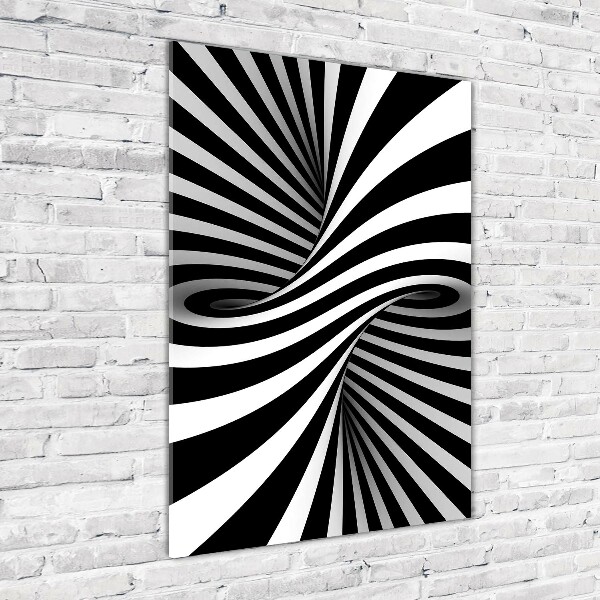 Bild auf Acrylglas vertikal Abstrakter Wirbel