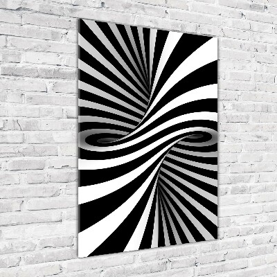 Bild auf Acrylglas vertikal Abstrakter Wirbel
