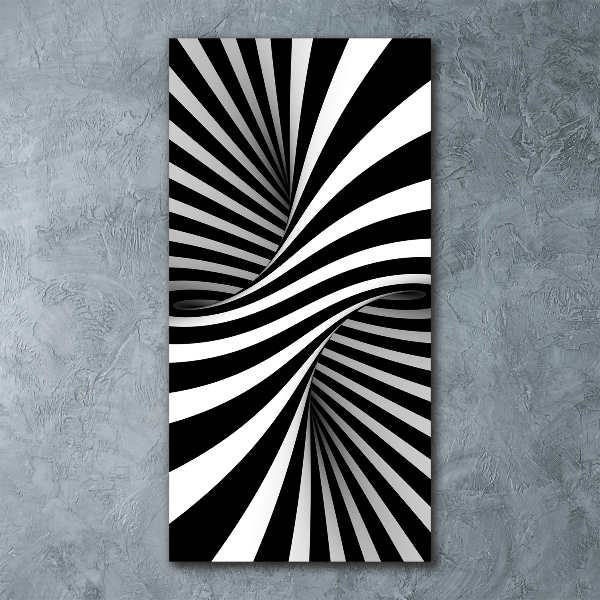 Bild auf Acrylglas vertikal Abstrakter Wirbel