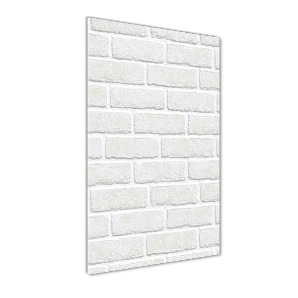 Plexiglasbilder vertikal Ziegelmauer
