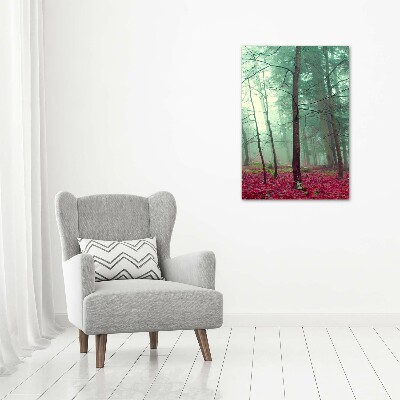 Bild auf Acrylglas vertikal Wald im Herbst