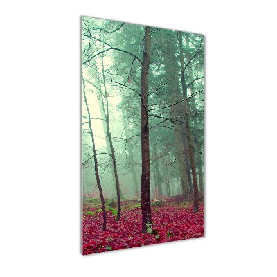 Bild auf Acrylglas vertikal Wald im Herbst
