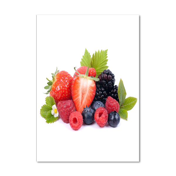 Plexiglasbilder vertikal Waldfrüchte